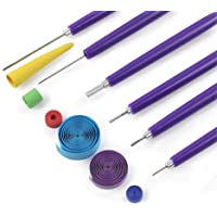 YURROAD Multifunción 6 piezas herramientas ranuradas Quilling Kit de herramientas
